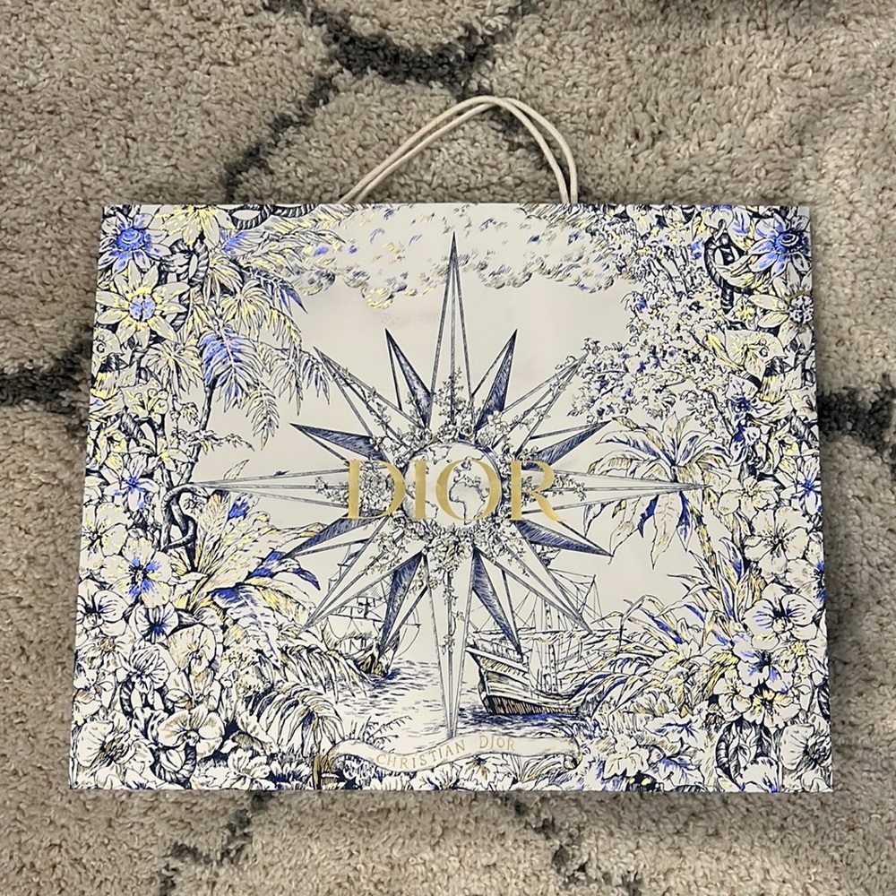 Large Christian Dior Paper Shopping Bag